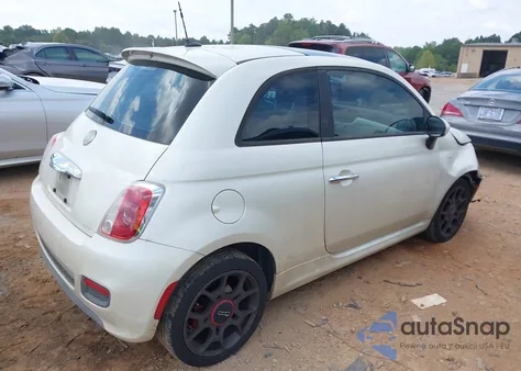 2012 Fiat 500 Sport from USA, damaged, VIN 3C3CFFBR7CT366611
